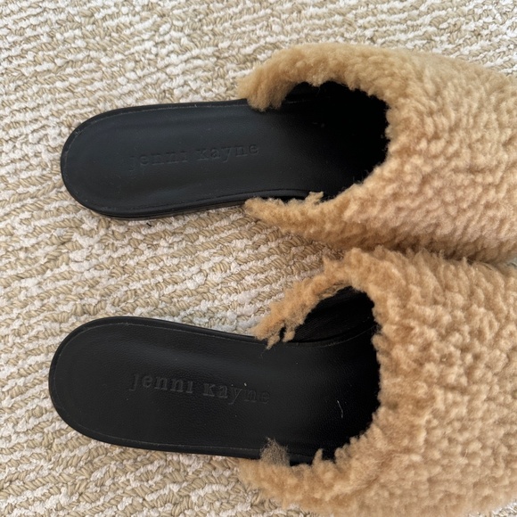 Jenni Kayne Shearling Mules Size 35 - Picture 3 of 6